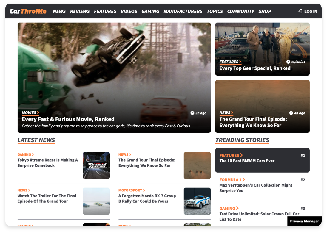 CarThrottle Screenshot